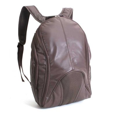 Mochila em couro marrom