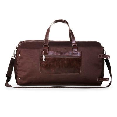 Bolsa dobrável em couro
