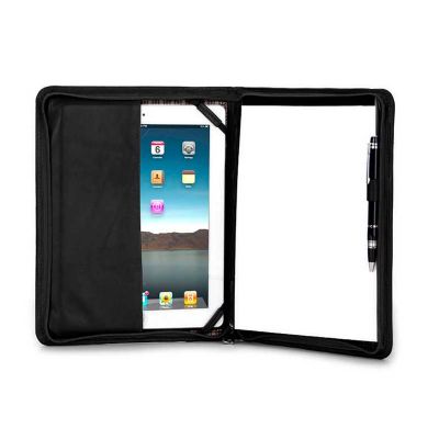 Porta tablet de couro