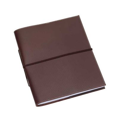 Caderno de couro marrom