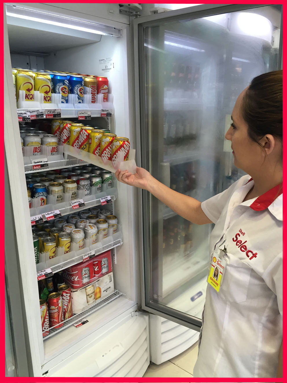 Calha Gravitacional Freezer Organizador p/ prateleiras aramadas c bebidas