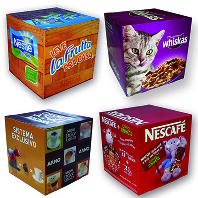 Cubo de papel personalizado