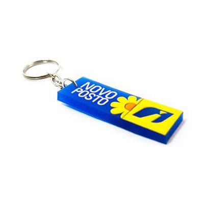 Chaveiro emborrachado personalizado.