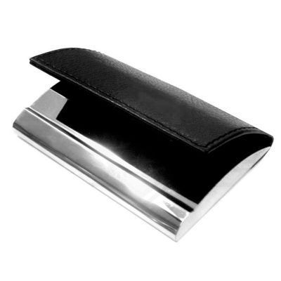 Porta cartão com couro sintético