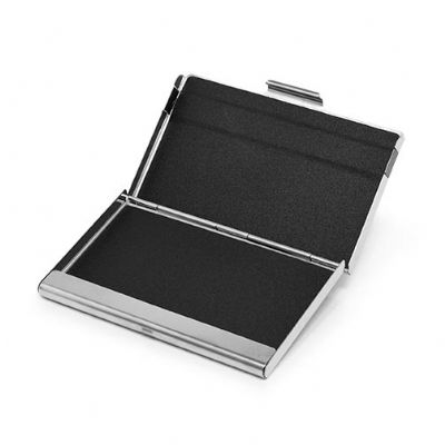 Porta cartão metal espelhado personalizado