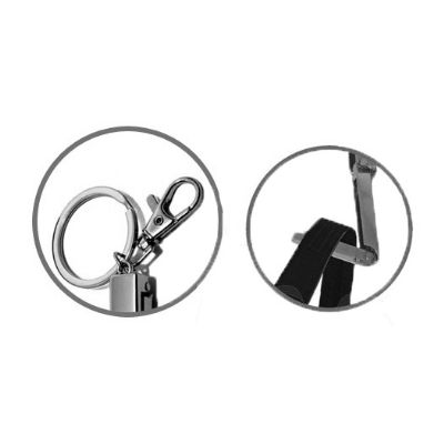 Porta bolsa de metal redondo