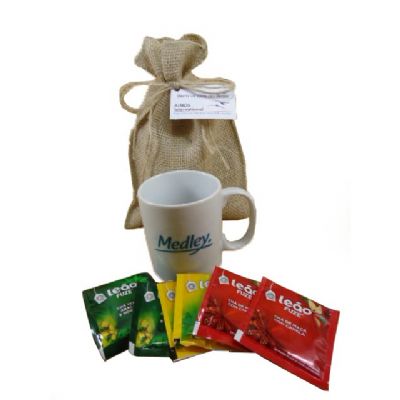 Kit chá personalizado com caneca