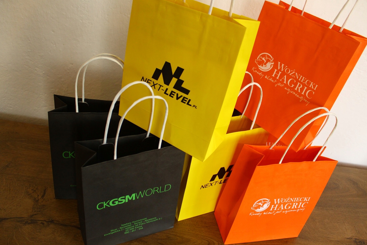 Sacolas Kraft personalizadas