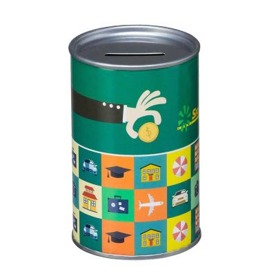 Cofrinho tubular personalizado