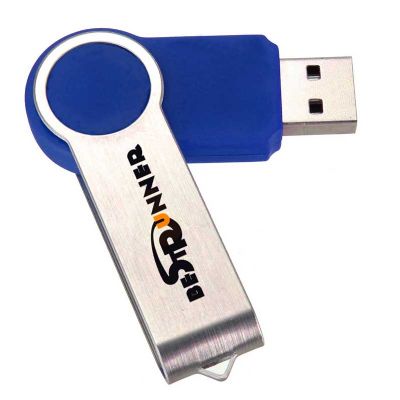 Pen drive giratório personalizado