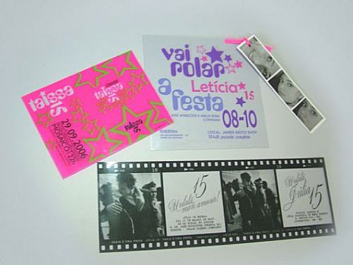Convites em PVC rígido ou Poliestireno Personalizado