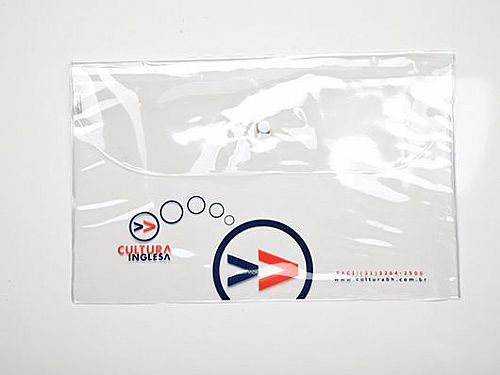 Pasta tipo Envelope com aba personalizada