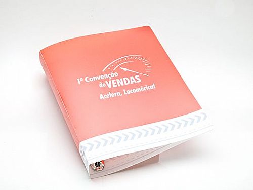Pastas Tipo Fichário em PP personalizada