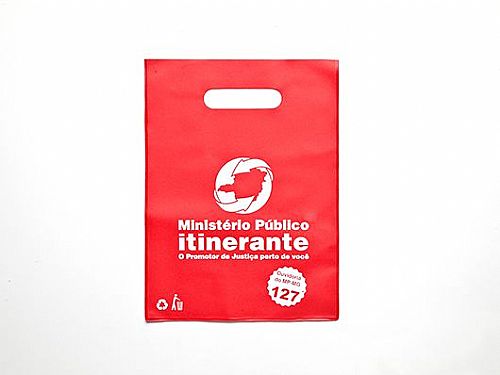 Sacola em PVC com Alça Vazada