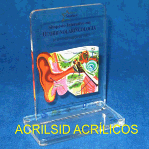 Troféu personalizado em acrilico