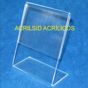 Display de mesa em acrílico personalizado