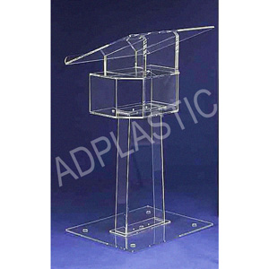 Púlpito em acrílico cristal Personalizado