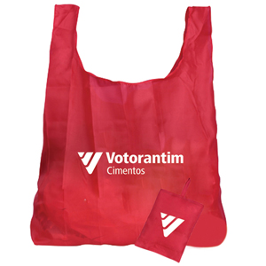 Bolsa com chaveiro e gravação personalizada