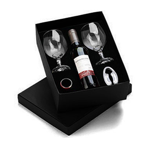 Caixa personalizada para presente com vinho chileno