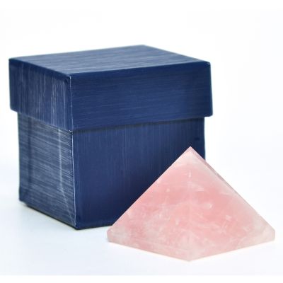 Pirâmide quartzo rosa Personalizada
