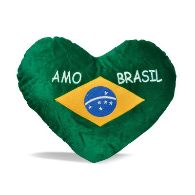 Almofada de pelúcia personalizada
