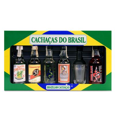 Conjunto de 5 cachaças
