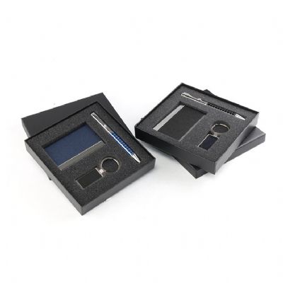 Kit executivo caneta de metal personalizado