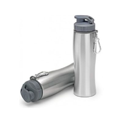 Squeeze inox 750 ml com mosquetão personalizado