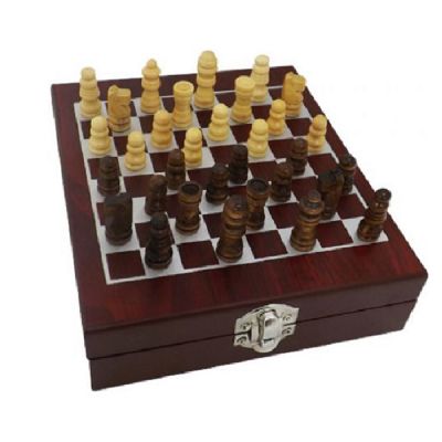 Kit vinho com xadrez personalizado