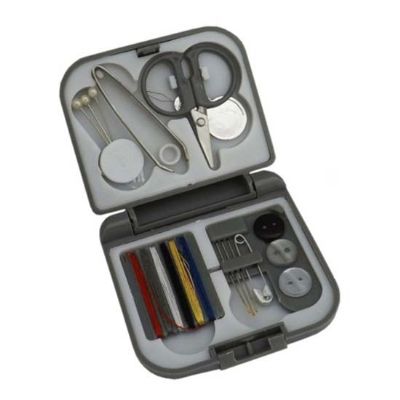 Kit costura com estojo de plástico resistente personalizado