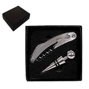 Kit vinho com 2 peças na caixa personalizado