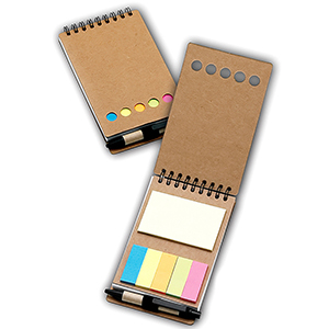 Porta-recado com sticky-notes personalizado