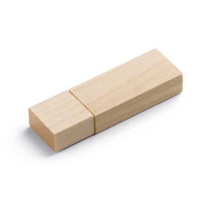 Pen drive em bambu personalizado