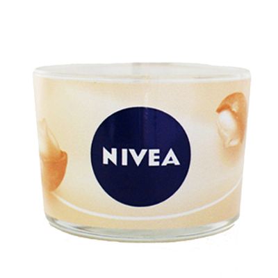Vela aromática em vidro personalizado