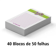 Blocos e Talões personalizados