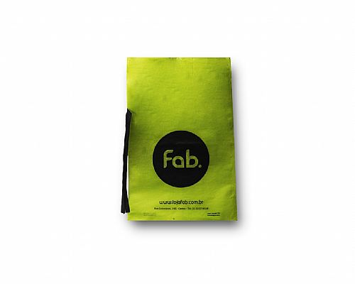 Sacolas de TNT com alça fita costurada personalizada