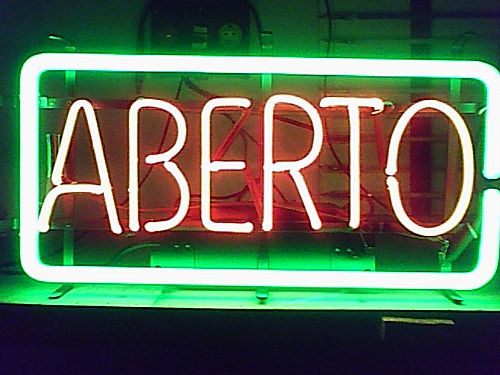 Placa de bar em NEON personalizado