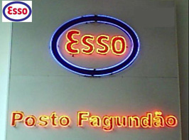 Placa para postos de gasolina personalizadas