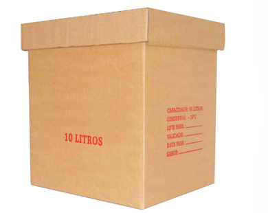 Caixa personalizada para Sorvete