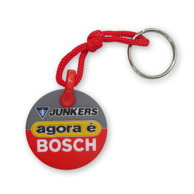 Chaveiro em borracha personalizado