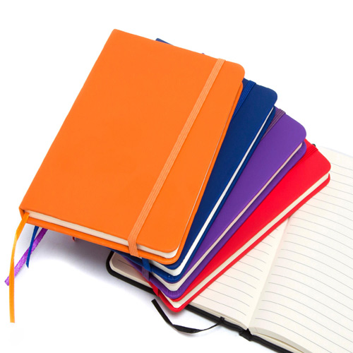Moleskine Com Capa Emborrachada Personalizada