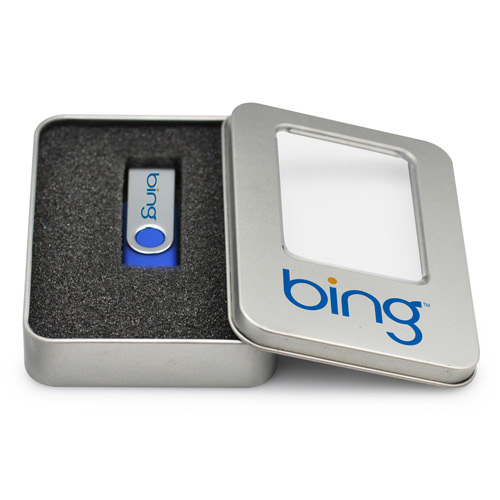 Embalagem de Metal para Pen Drive Personalizada