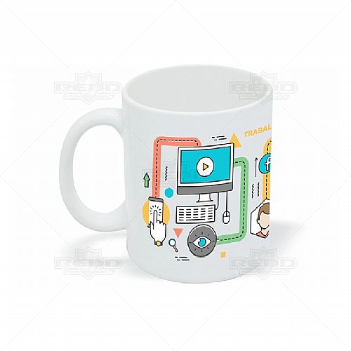 Caneca de porcelana personalizada