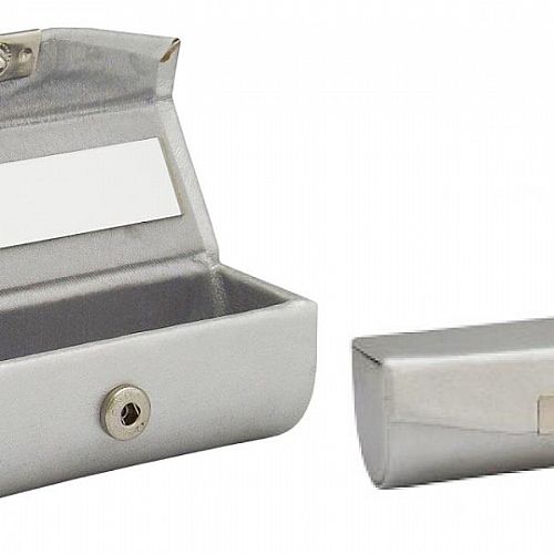 Porta Batom de Couro Sintético Personalizado