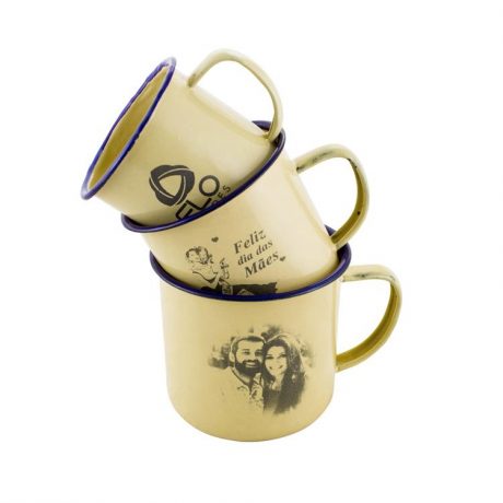 Caneca retrô personalizada