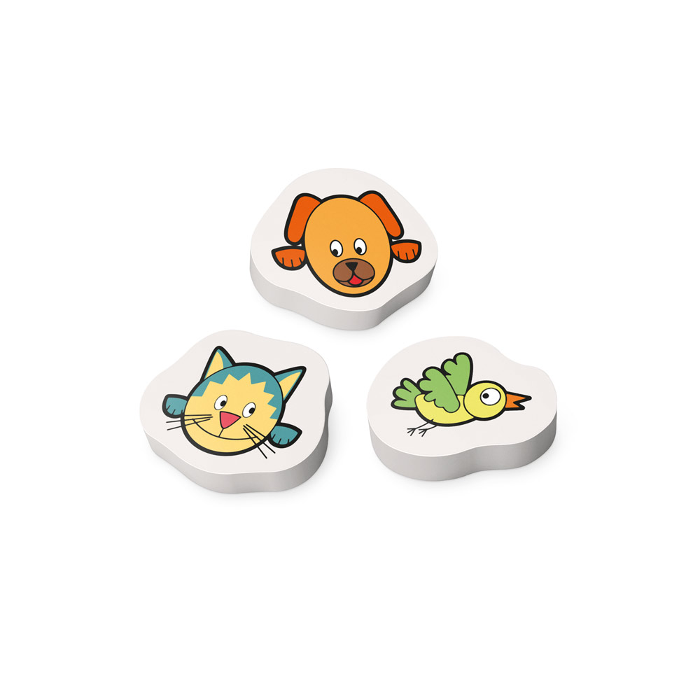 kit com 3 borrachas — foto 2