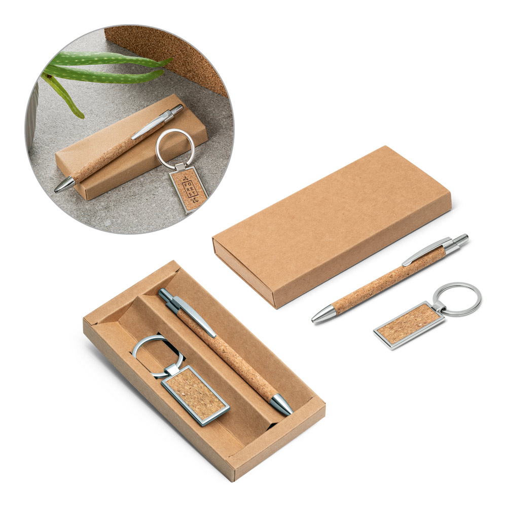 kit caneta esferográfica e chaveiro — foto 2