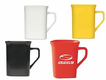 Caneca Quadrada Plástico Personalizado