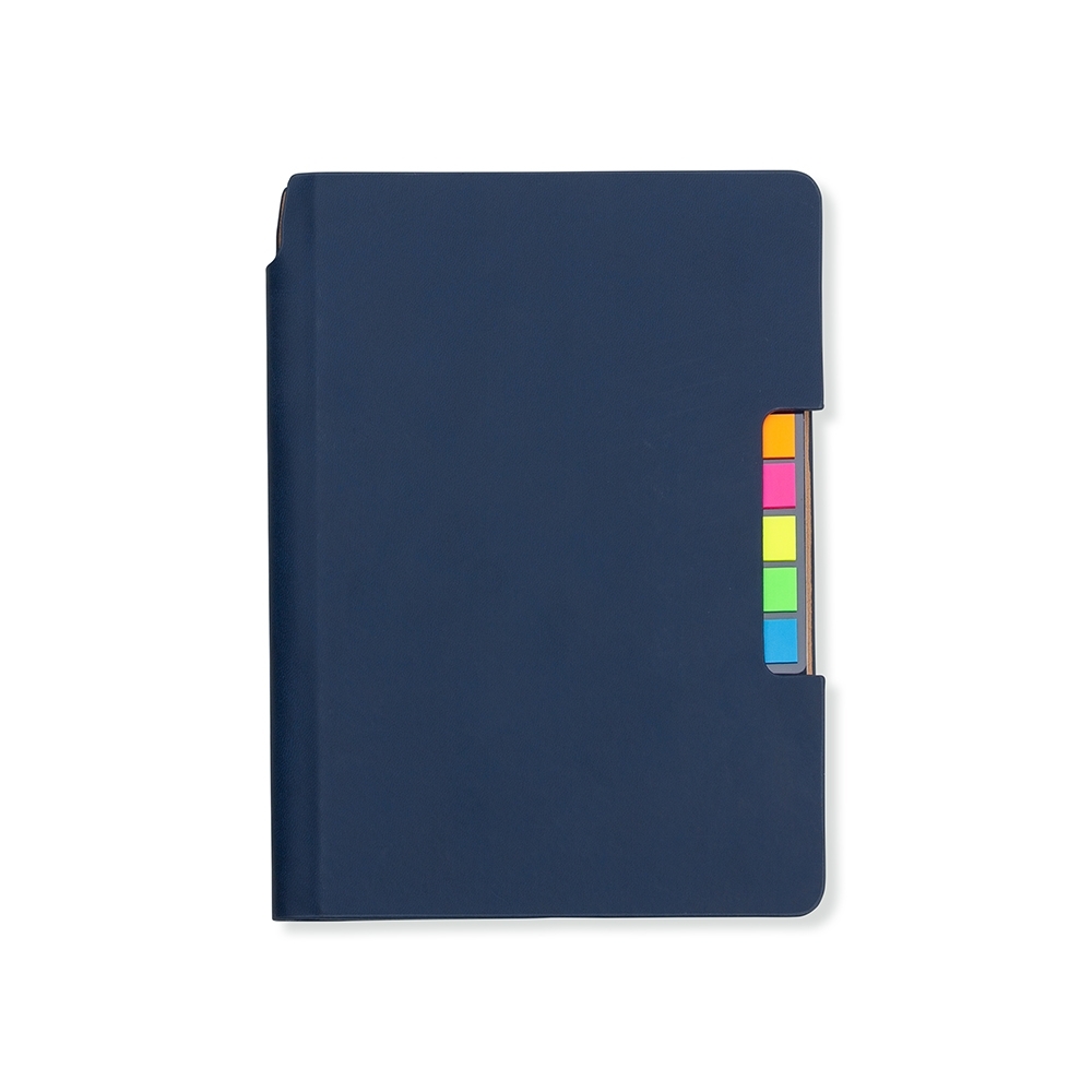 caderno c/ autoadesivo