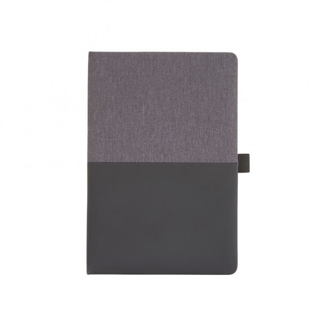 caderno c/ porta caneta